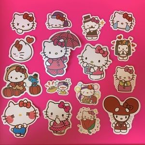 16 Sanrio Hello Kitty Waterproof Stickers